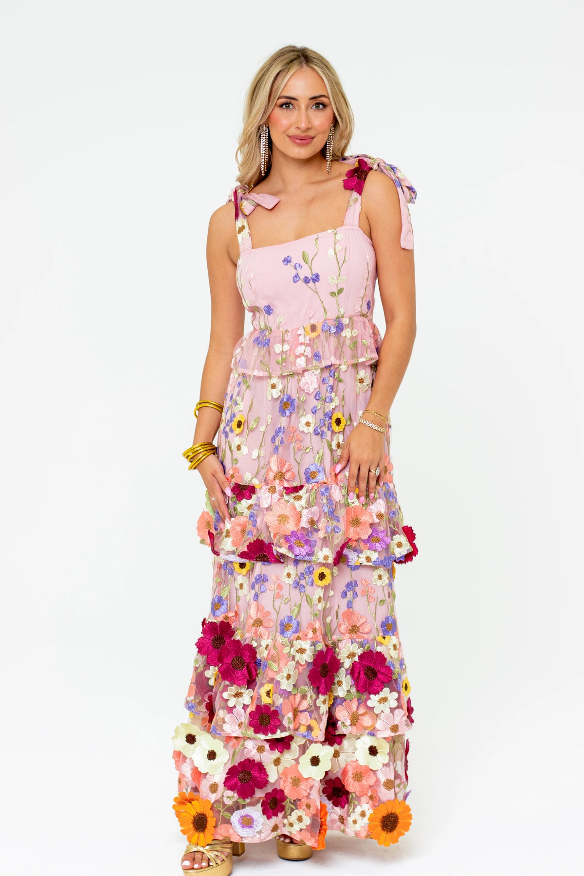 edie tie shoulder maxi dress | vineyard | FINAL SALE