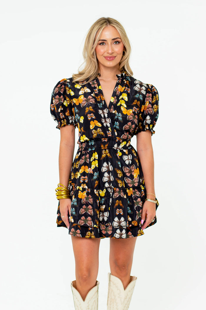 clementine elastic waist mini dress | mariposa || FINAL SALE