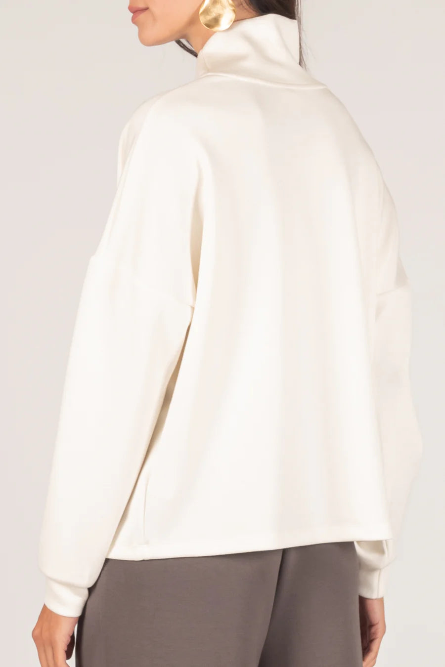 norah mock neck butter modal longsleeve |FINAL SALE