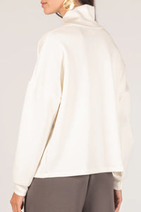 norah mock neck butter modal longsleeve |FINAL SALE