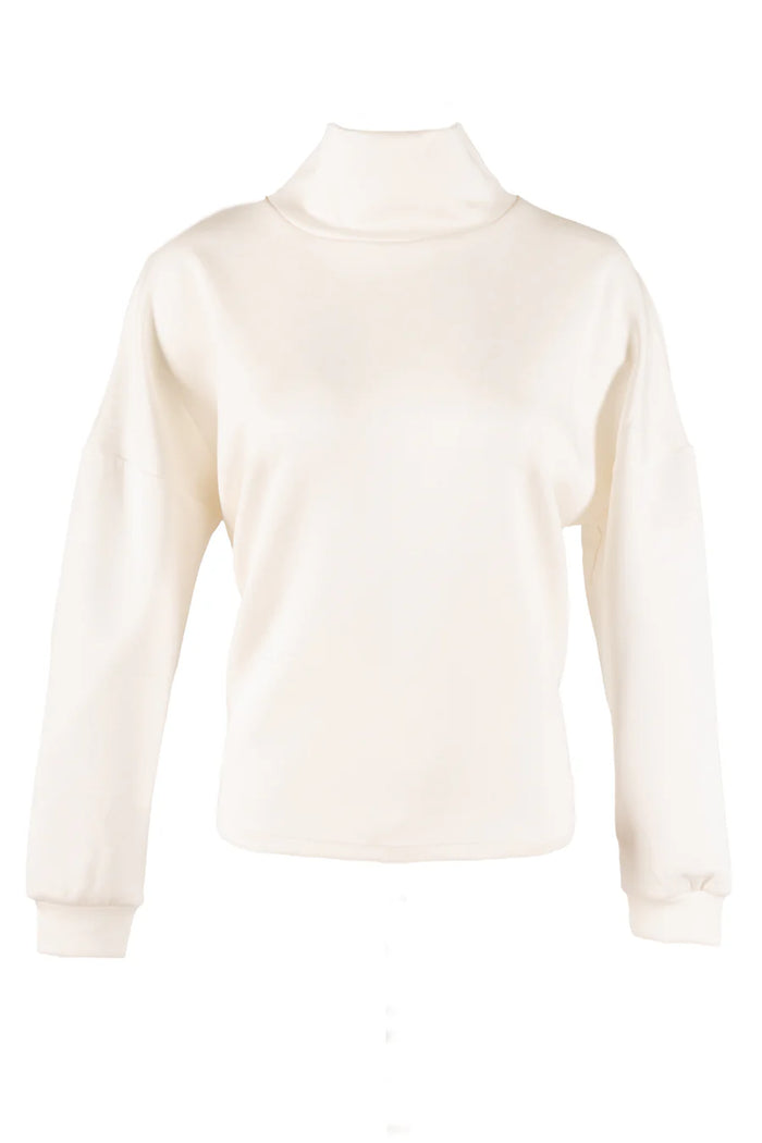 norah mock neck butter modal longsleeve |FINAL SALE