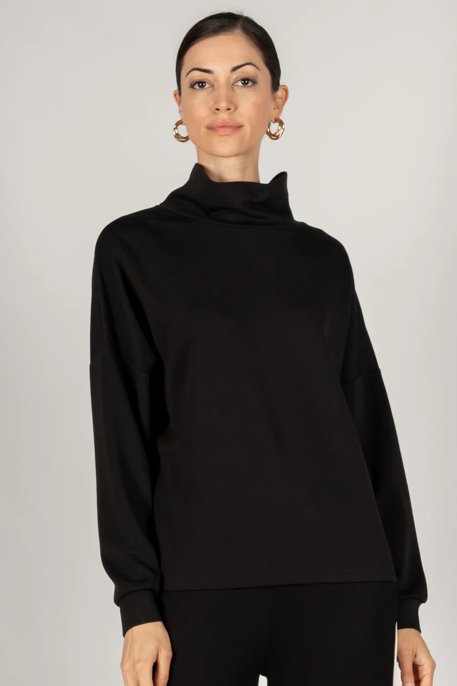 norah mock neck butter modal longsleeve |FINAL SALE