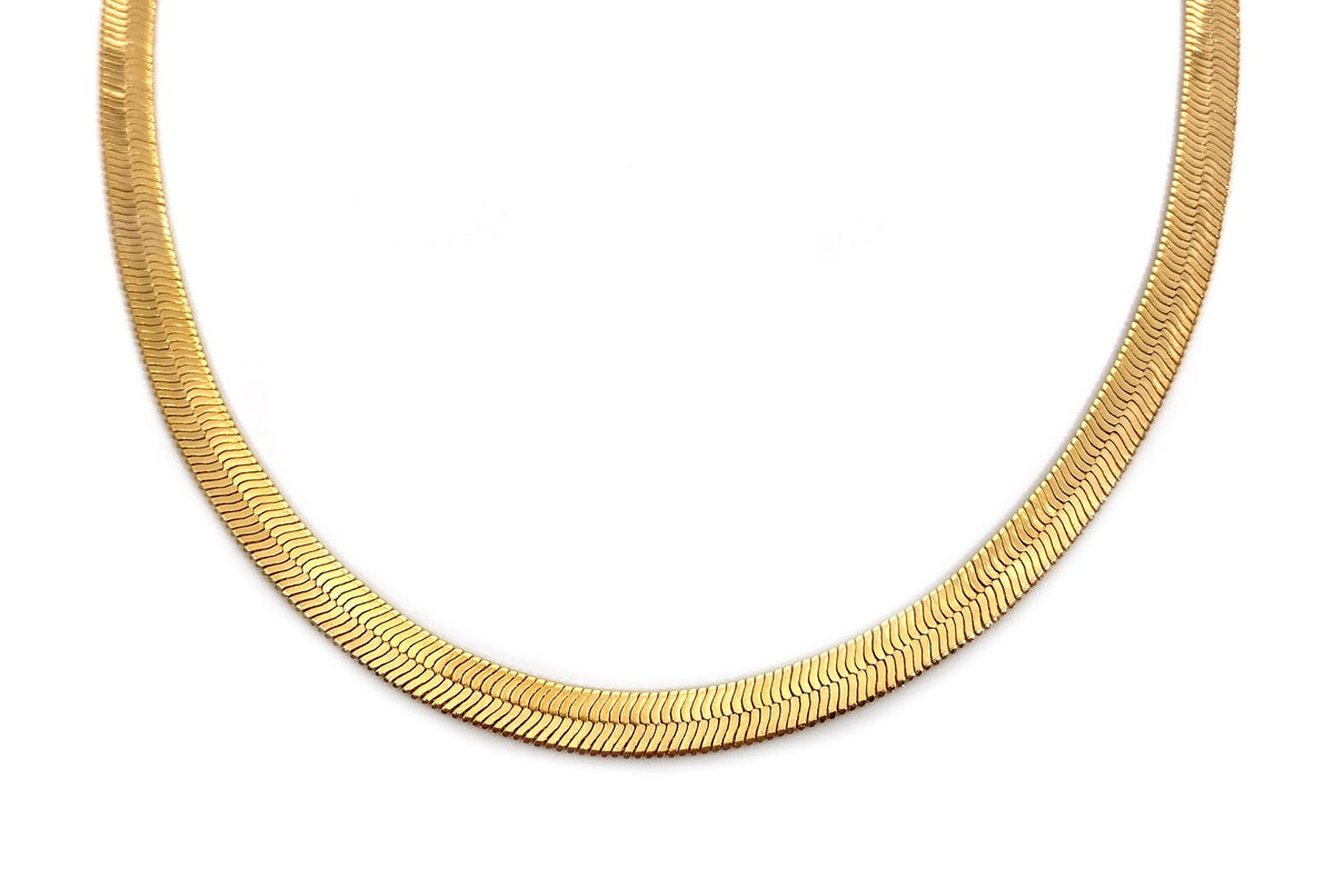 Rachel Nathan | herringbone 5mm necklace || FINAL SALE