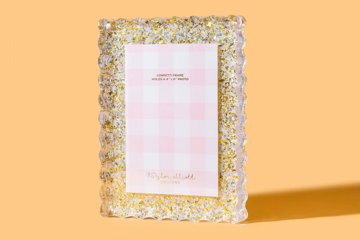 taylor elliott glitter acrylic picture frames