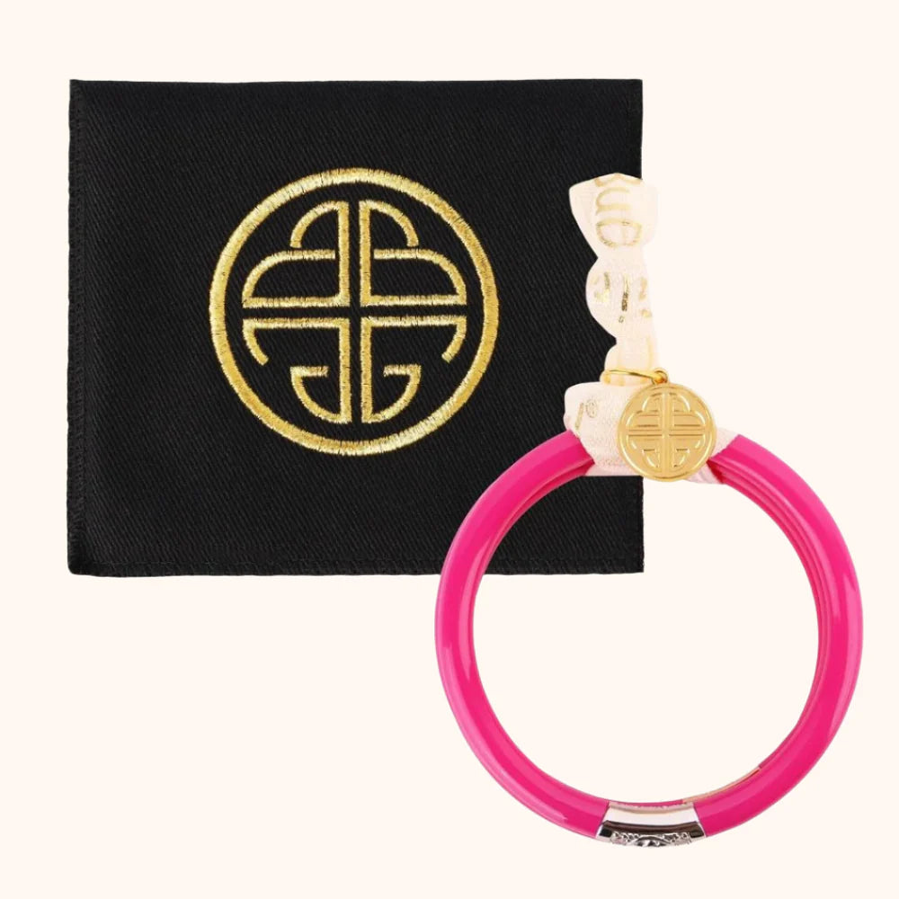 BuDhaGirl| epic pink three kings all weather bangles | set of 3