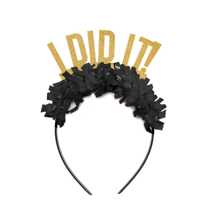 I DID IT graduation party headband