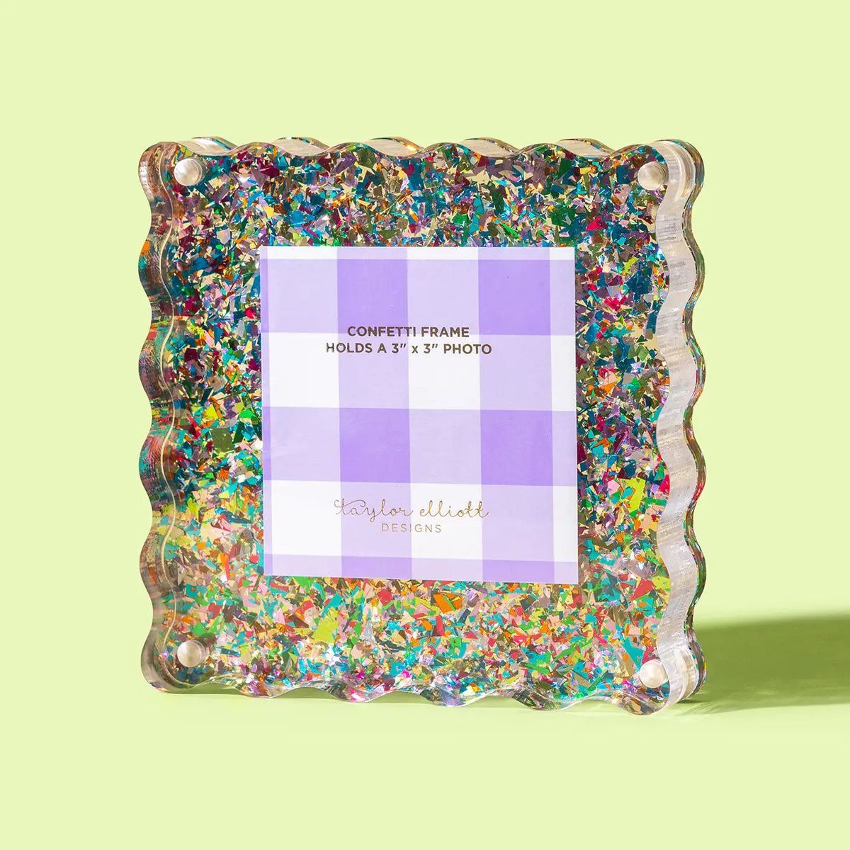 taylor elliott glitter acrylic picture frames