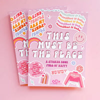 this must be the place sticker book || FINAL SALE