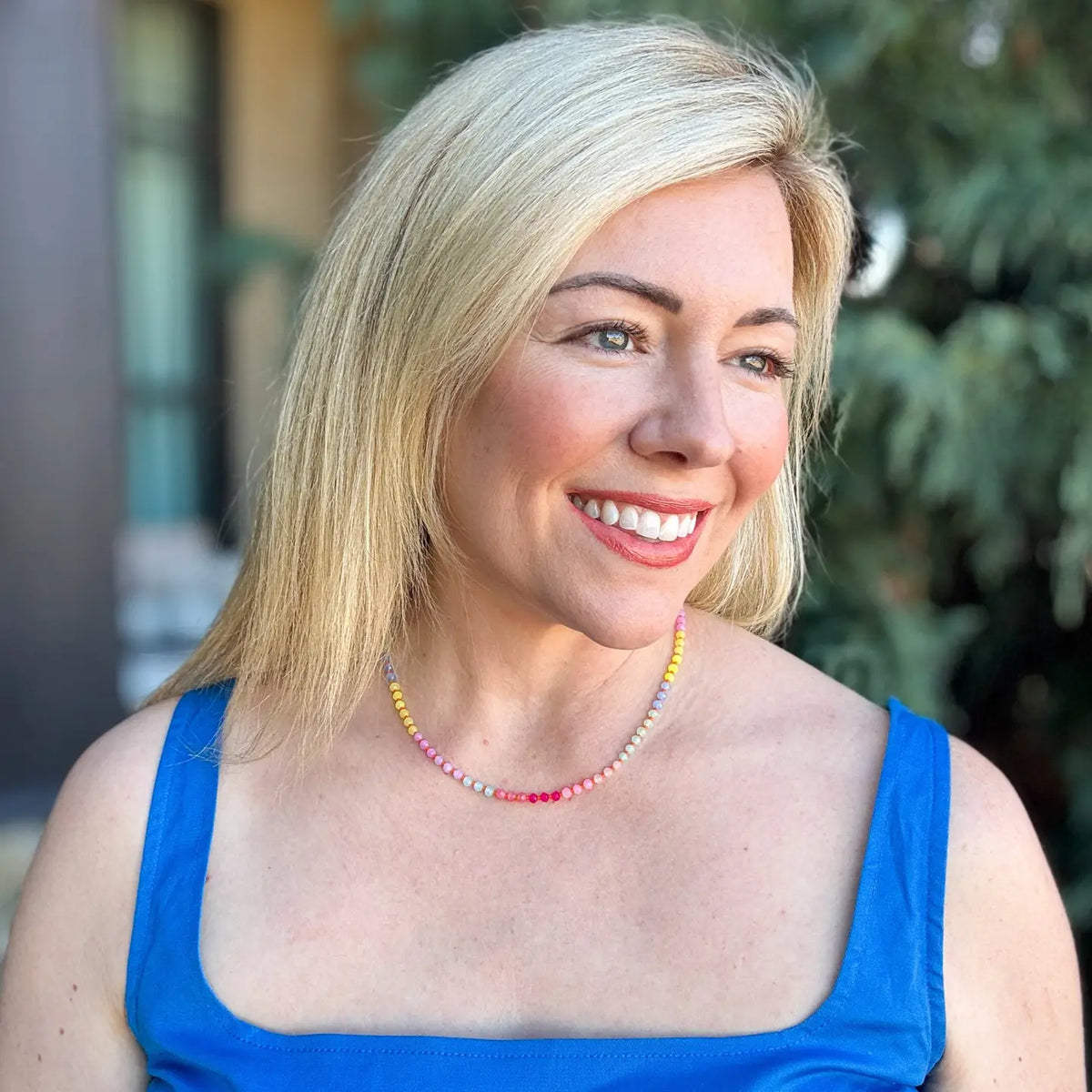 taylor elliott colorful beaded necklaces