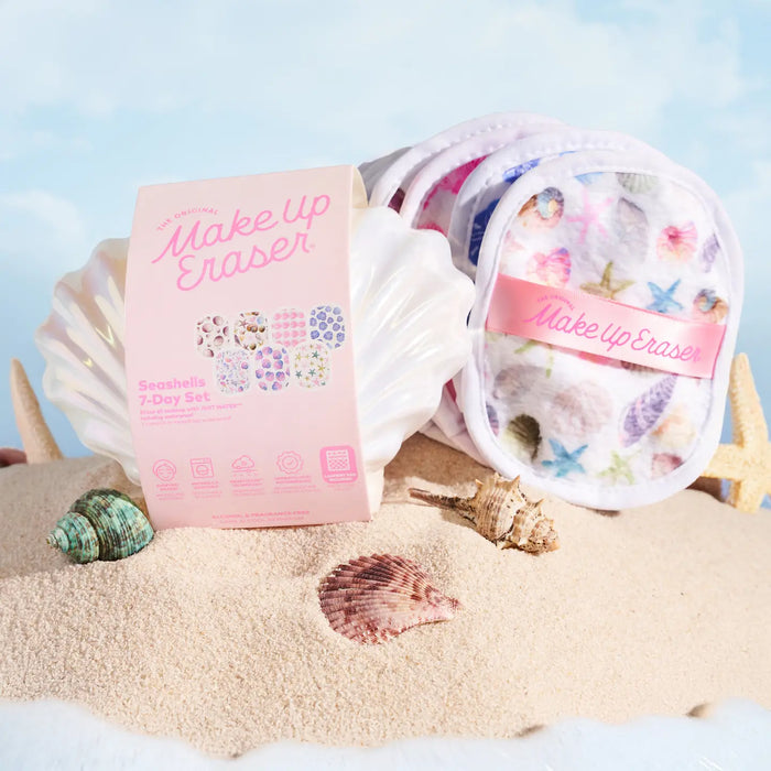 seashells 7-day set | makeup eraser