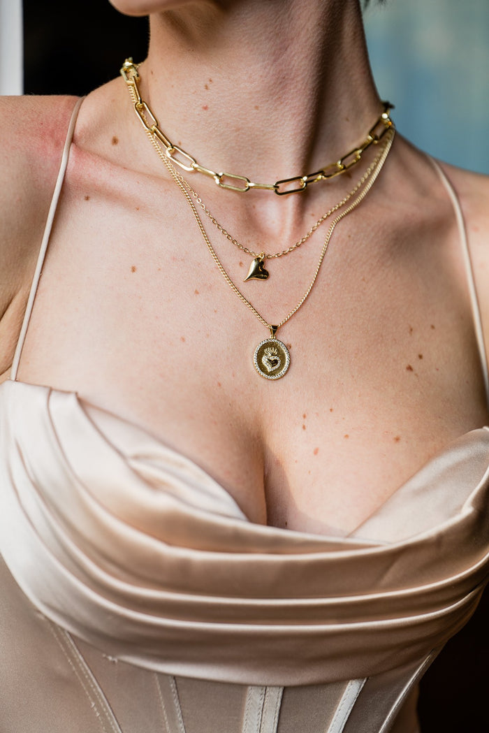 Rachel Nathan | sacred heart necklace || FINAL SALE