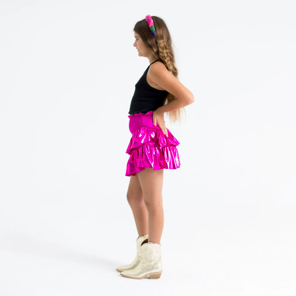 TWEEN brookie fuchsia skort | FINAL SALE