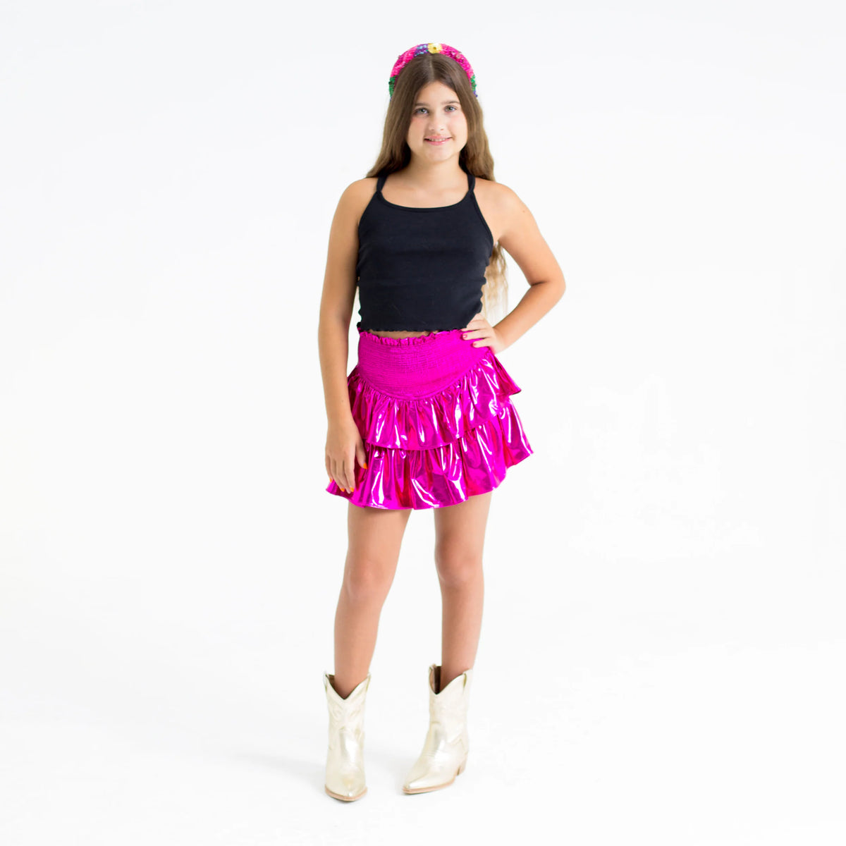 TWEEN brookie fuchsia skort | FINAL SALE