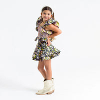 TWEEN tyler black daisy smocked set | FINAL SALE