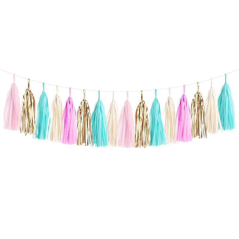 Cotton tassel deals garland