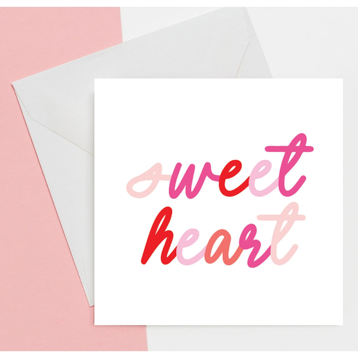 sweet heart mini card