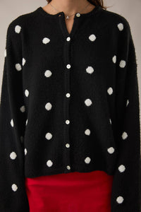 dottie buttoned cardigan top