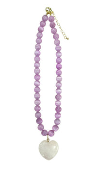 nereyda glass bead necklace