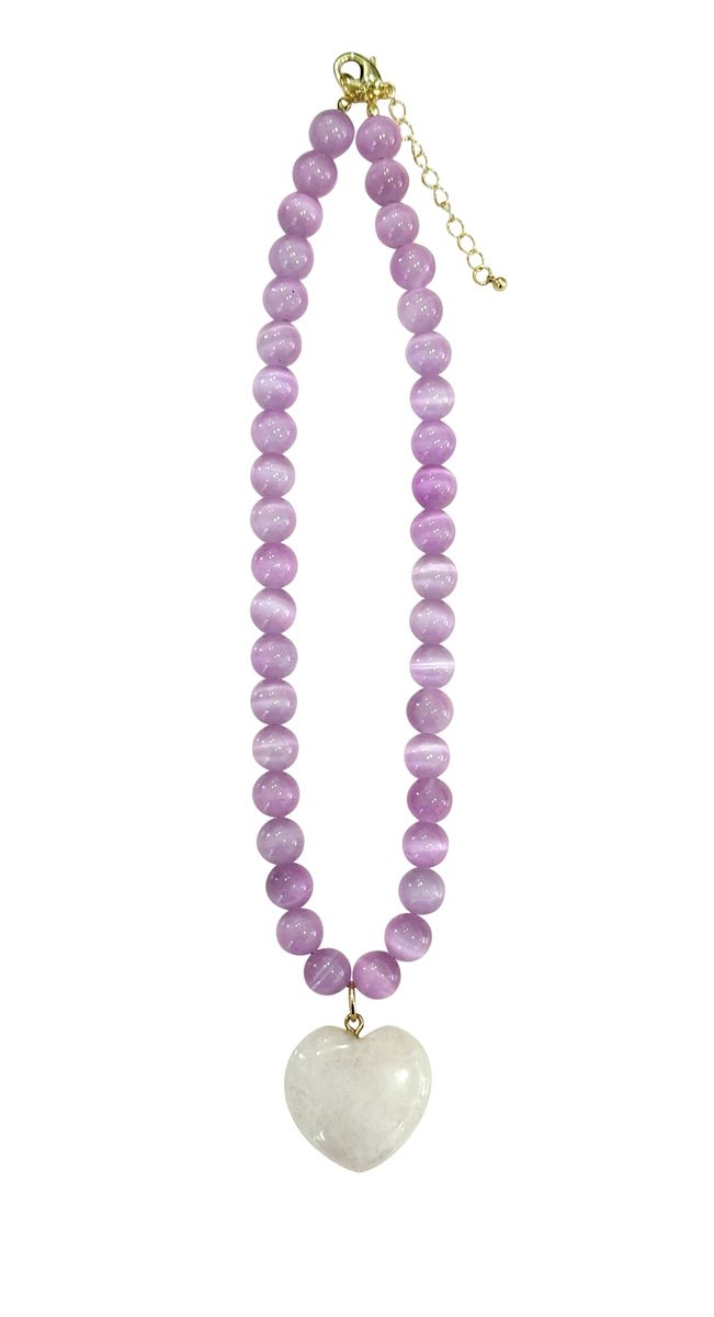 nereyda glass bead necklace