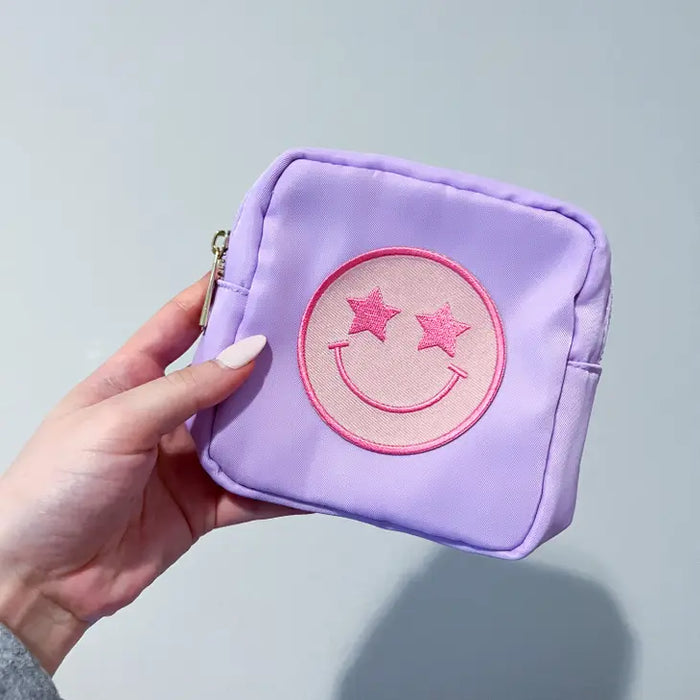 starstruck mini nylon pouch | lilac