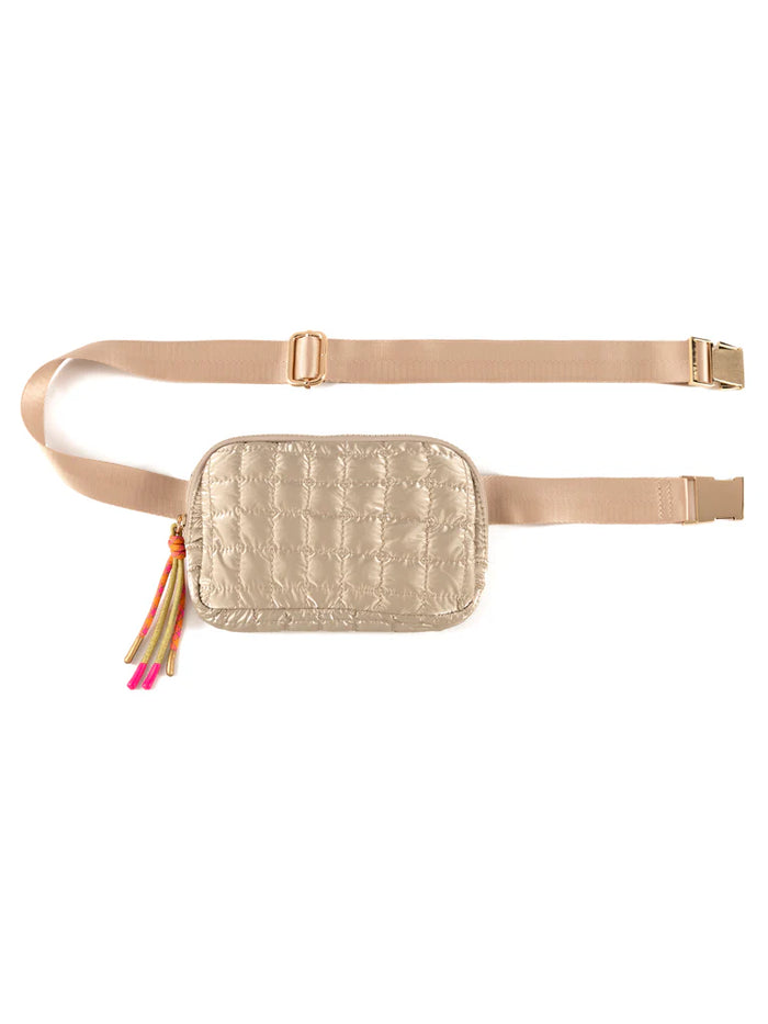 logan belt bag | gold