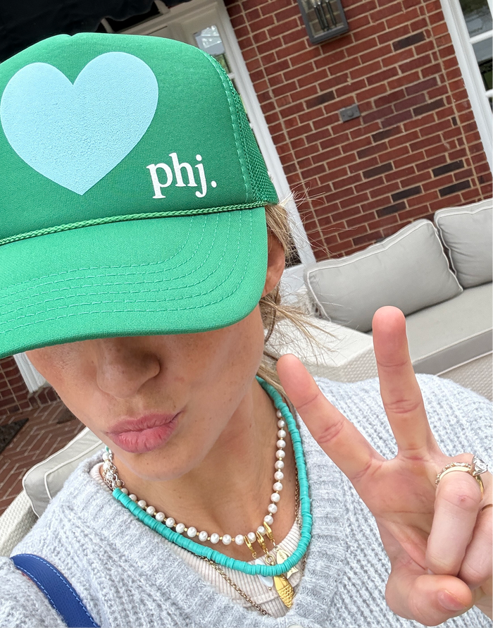 happy heart foam trcuker hat