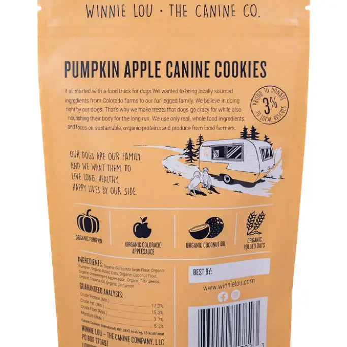 winnie lou | pumpkin apple dog treats