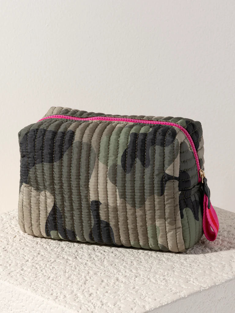 ezra large cosmetic pouch | camo