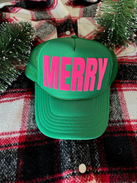merry puff trucker hat