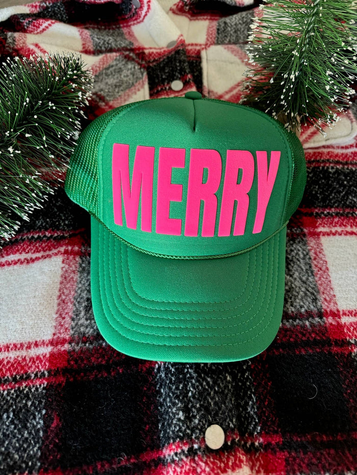 merry puff trucker hat