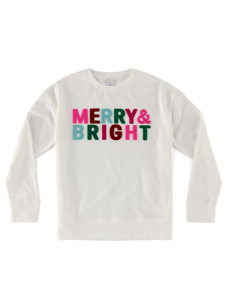 merry & bright sweatshirt