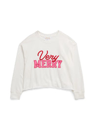 very merry lounge sweatshirt
