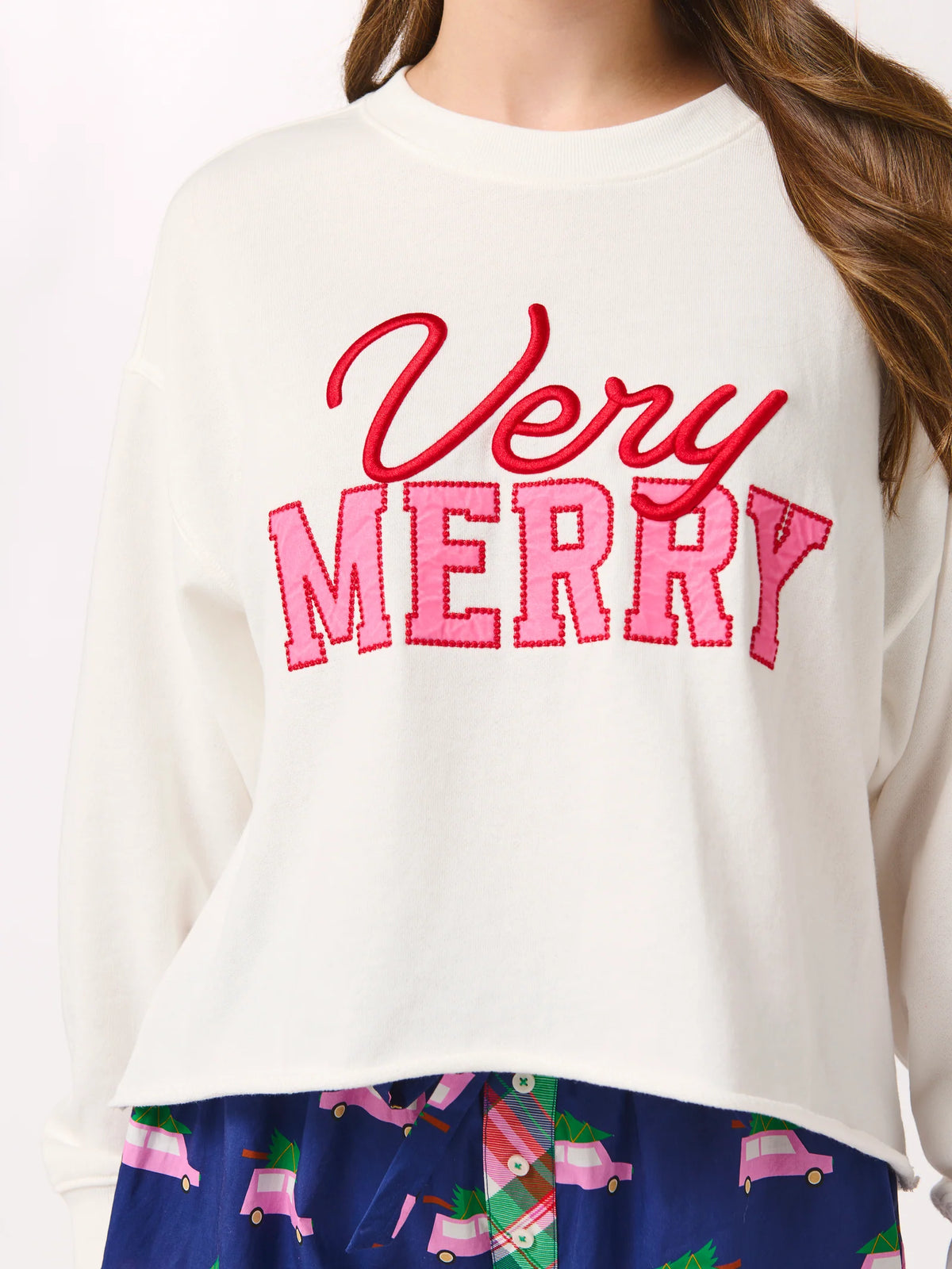 very merry lounge sweatshirt
