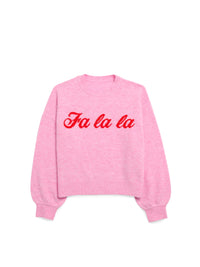 fa la la knit sweater
