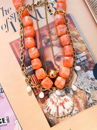 briton shell beaded necklace