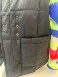 cool girl black quilted vest | FINAL SALE