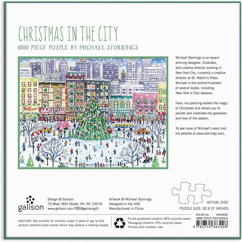 christmas in the city 1000pc puzzle