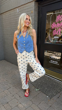 good genes denim vest