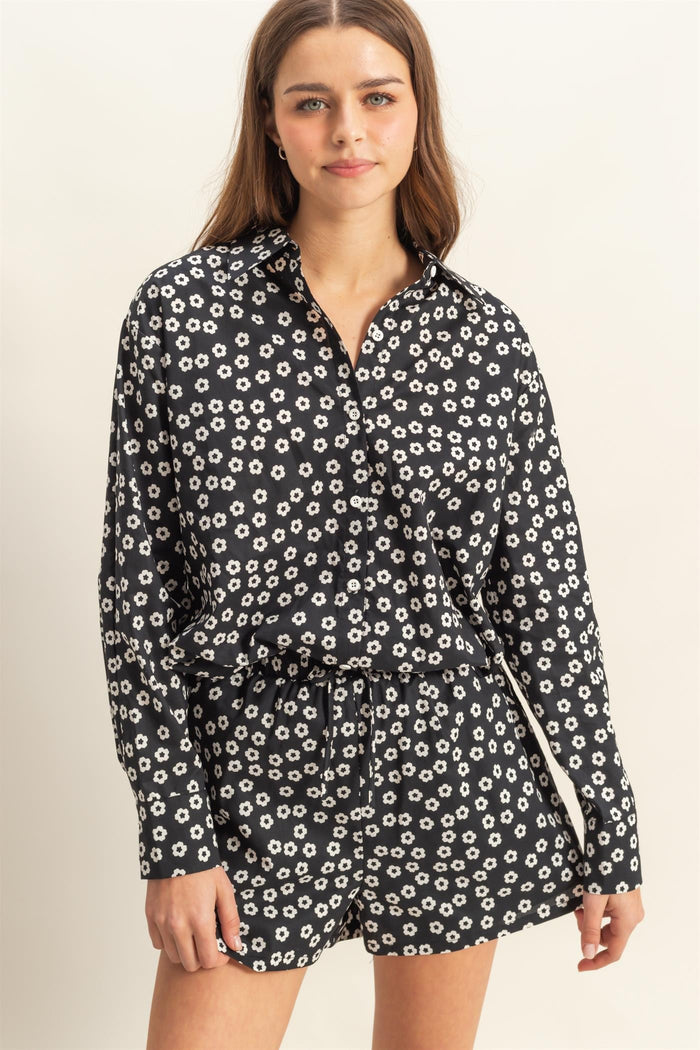 miss daisy button-up set