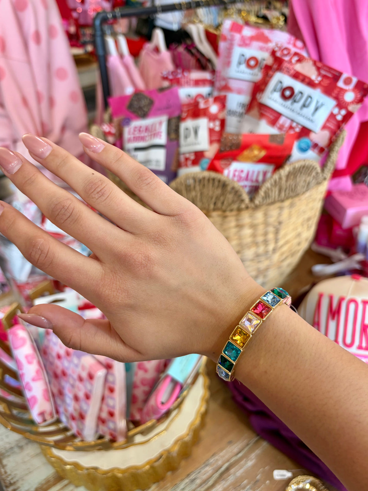 gold rainbow bracelets