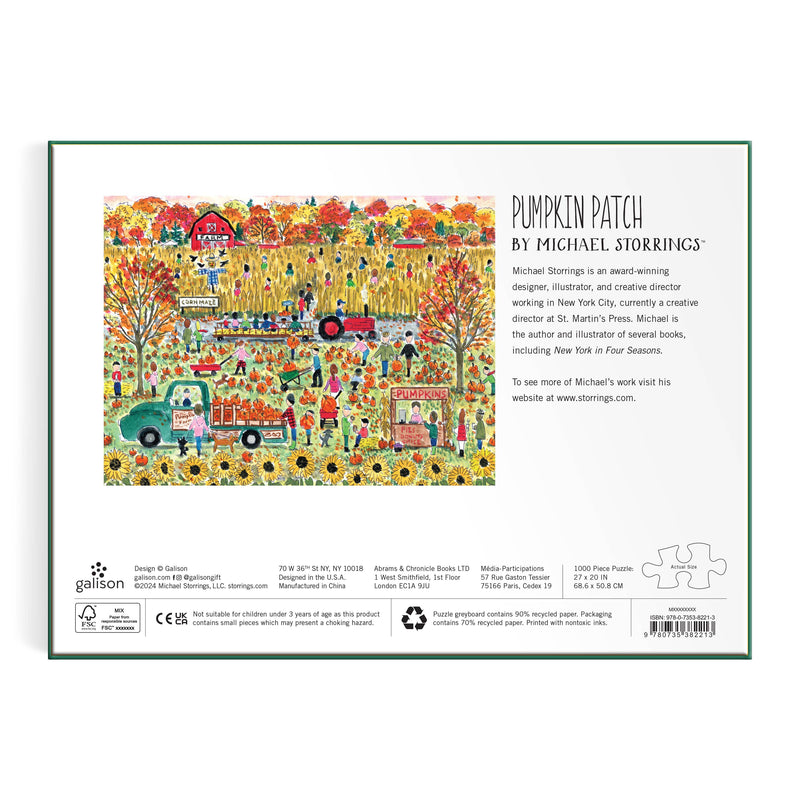 pumpkin patch 1000pc puzzle