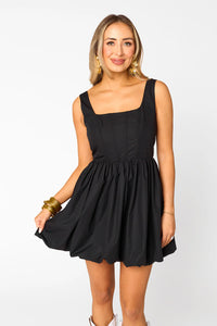 heidi mini dress | black