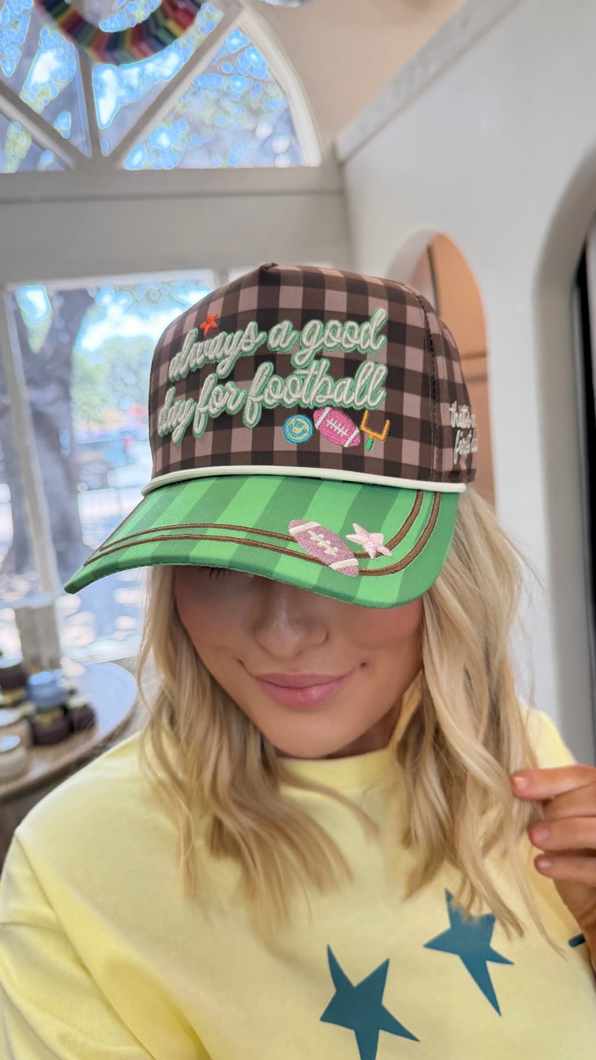 always a good day for football trucker hat