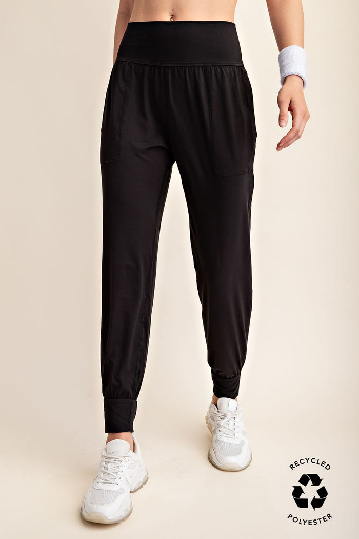 could be good butter-soft black joggers