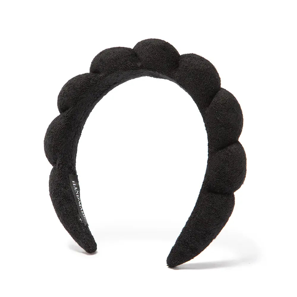 terrycloth bubble headband