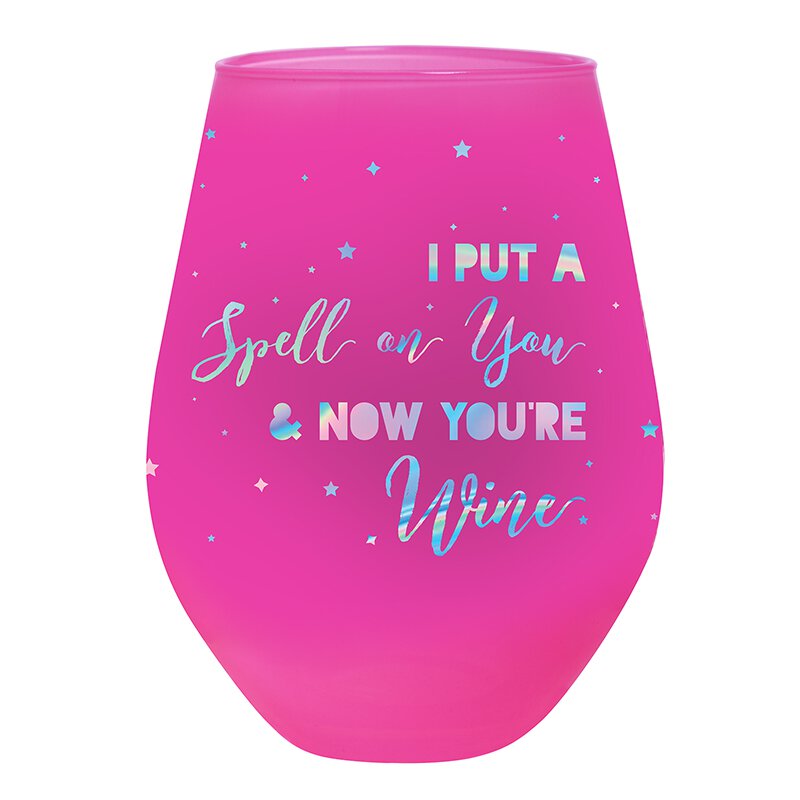 spell on you jumbo wine glass | FINAL SALE