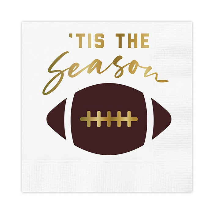 tis the season football napkins