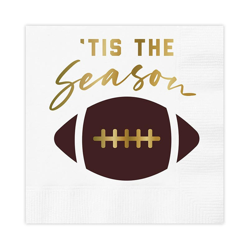 tis the season football napkins