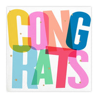 congrats foil napkins | 20ct