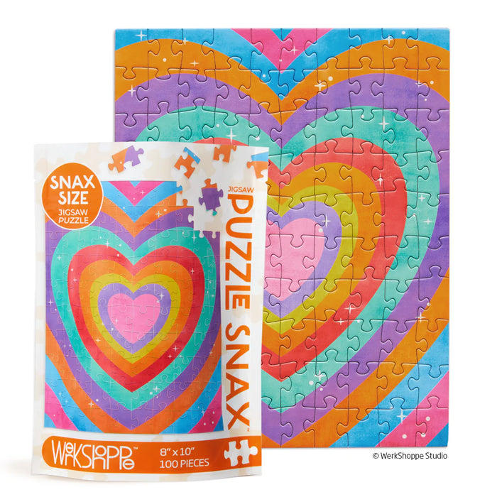 velvet heart 100pc puzzle snax